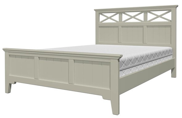 Спальная кровать Грация-5 с фисташковым карнизом (Фисташковый) 160х200 в Петрозаводске - изображение