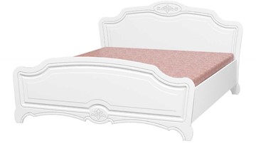 Кровать в спальню Лотос (Лак-Белый Жемчуг) 160х200 в Петрозаводске