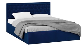 Кровать двуспальная Порто (Велюр Confetti Blue) в Петрозаводске