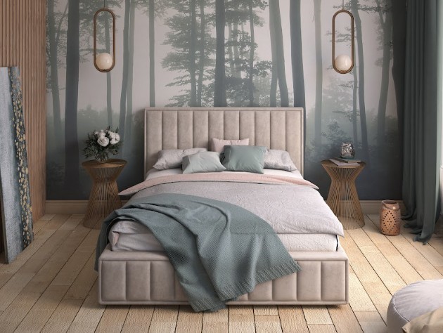 Кровать 2-спальная Rainier с ортопедической решеткой 180х190 в Петрозаводске - изображение 1