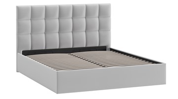 2-спальная кровать с подъемным механизмом Эмбер (Велюр Confetti Silver) в Петрозаводске - предосмотр 1