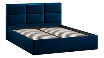 Кровать с подъемным механизмом Стелла тип 1 (Велюр Confetti Blue) в Петрозаводске - предосмотр 1