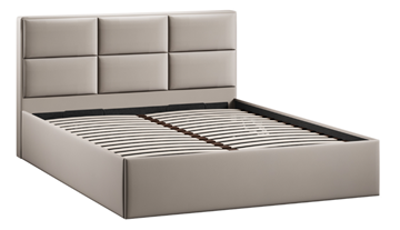 Спальная кровать с подъемным механизмом Стелла тип 1 (Велюр Confetti Smoke) в Петрозаводске - предосмотр 1