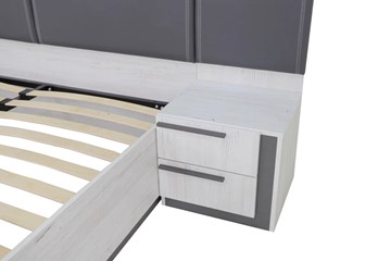 Кровать с подъемным механизмом Винтер-16, винтерберг/темно-серый/спейс графит в Петрозаводске - предосмотр 6