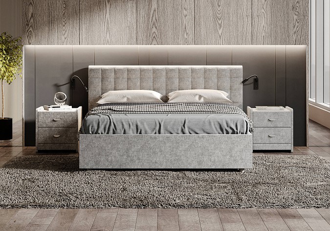 Кровать двуспальная Siena 200х200 с основанием в Петрозаводске - изображение 3