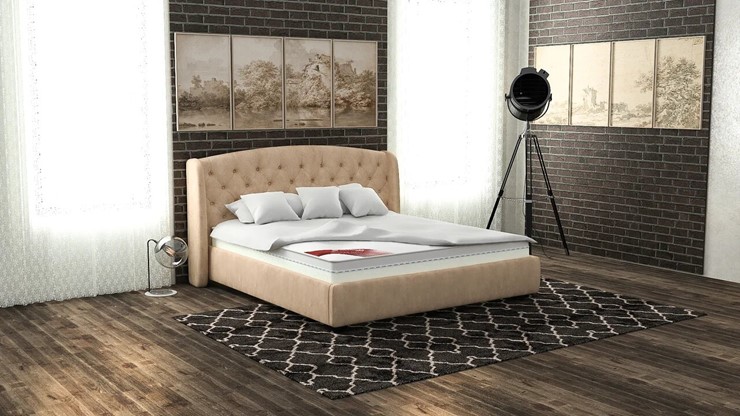 Двуспальная кровать Сильва 180х200 (с основанием) в Петрозаводске - изображение 10