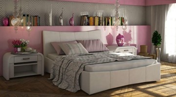 Спальная кровать Stella с ортопедической решеткой 160х190 в Петрозаводске - предосмотр 3
