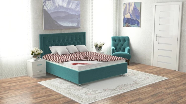 Кровать 2-спальная Валенсия 180х200 (с основанием) в Петрозаводске - изображение 6