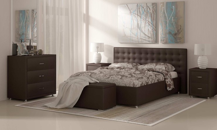Кровать с механизмом двуспальная Siena 200х200 в Петрозаводске - изображение 1