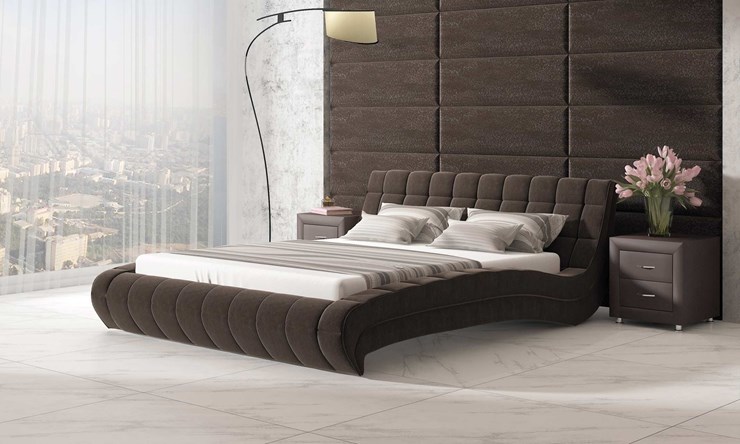 Спальная кровать Milano 90х190 с основанием в Петрозаводске - изображение 2