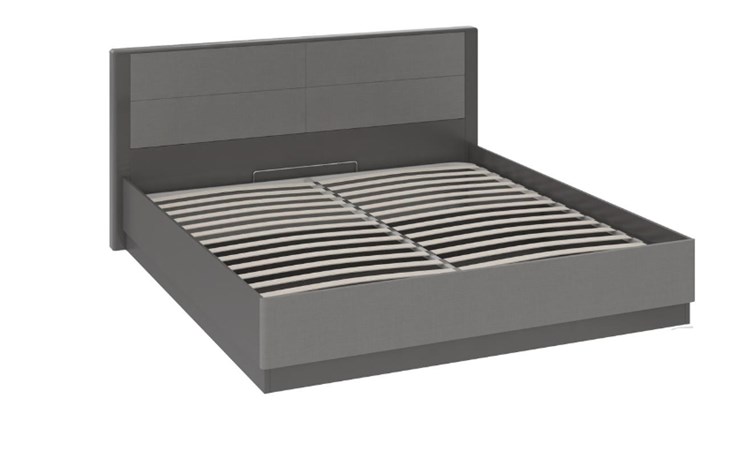 Кровать с подъемным механизмом Наоми 1600, цвет Фон серый, Джут СМ-208.01.02 в Петрозаводске - изображение 1