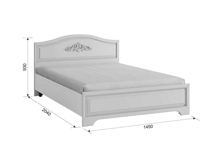 Кровать полуторная 1.4 (комфорт) Белла (1400х2000) в Петрозаводске - изображение 4