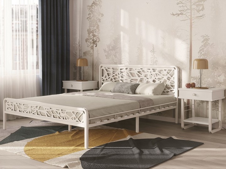 Кровать спальная Орион, 900, белый в Петрозаводске - изображение 2