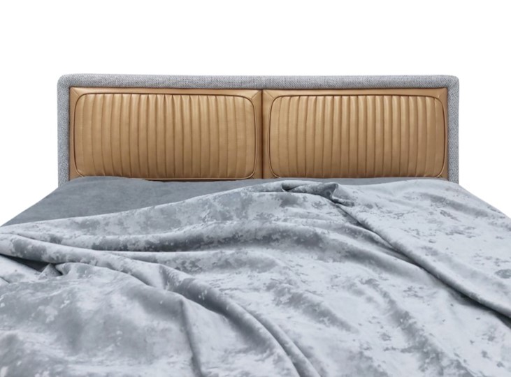 Кровать с мягким изголовьем Ланкастер 2100х2300 мм в Петрозаводске - изображение 1