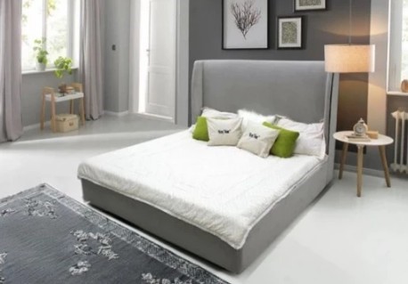 Кровать с мягким изголовьем Комо 2100х2150 мм в Петрозаводске - изображение