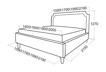 Кровать с механизмом двуспальная Леонардо 2190 в Петрозаводске - предосмотр 5