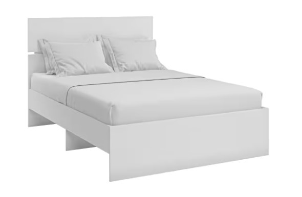 Односпальная кровать Агата М10, 120х200 белая в Петрозаводске - изображение 2