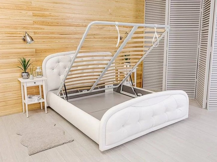 Кровать полутороспальная Кристалл 5 1400х1900 с подъёмным механизмом в Петрозаводске - изображение 4