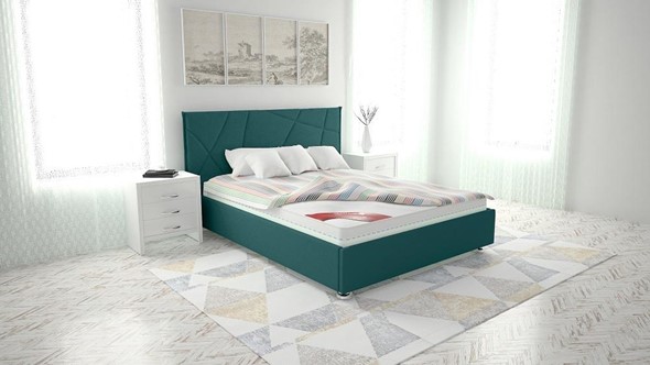 Кровать 2-спальная Стелла 160х200 (с основанием) в Петрозаводске - изображение
