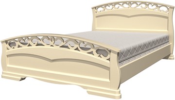 Полутороспальная кровать Грация-1 (слоновая кость) 140х200 в Петрозаводске