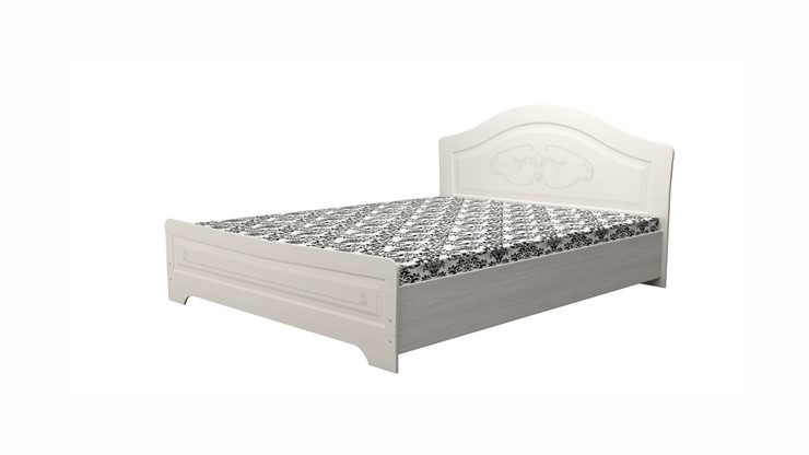 Полутороспальная кровать Ивушка-5 2000х1200 с высоким изножьем, цвет Итальянский орех в Петрозаводске - изображение 1