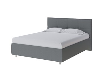 Спальная кровать Lino 140х200, Рогожка (Savana Grey (серый)) в Петрозаводске