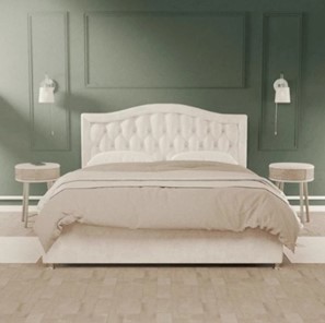 Кровать в спальню Николетта 140х200 с подъемным механизмом и дном в Петрозаводске - предосмотр