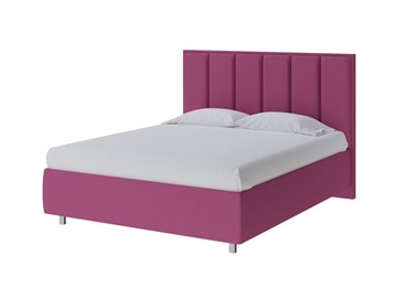 Кровать в спальню Routa 140х200, Рогожка (Savana Berry (фиолетовый)) в Петрозаводске