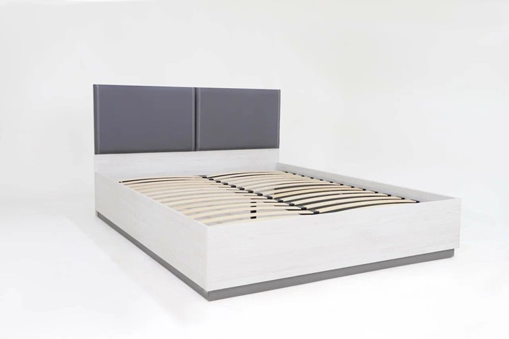 Кровать с подъемным механизмом Винтер-16, винтерберг/темно-серый/спейс графит в Петрозаводске - изображение 1