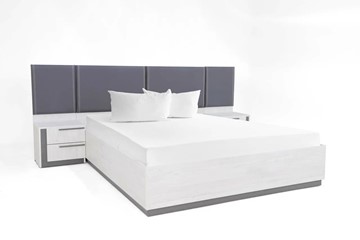 Полутороспальная кровать с подъемным механизмом Винтер-14, винтерберг/темно-серый/спейс графит в Петрозаводске - предосмотр 5