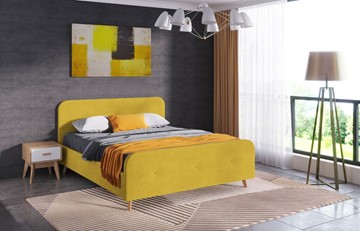 Кровать в спальню Сиерра 1600 (без основания) Торонто горчица в Петрозаводске - предосмотр 1