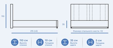 Кровать Верона 140х200 с подъемным механизмом в Петрозаводске - предосмотр 8