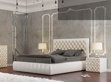 Спальная кровать СВ-Стиль Вита 160*195 с основанием в Петрозаводске