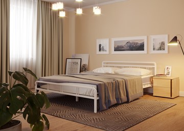 Кровать 1-спальная Леон, 900, белый в Петрозаводске