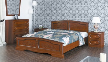 Спальная кровать Елена (Орех) 80х200 в Петрозаводске