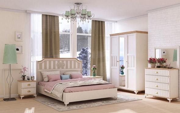 Модульная спальня Вилладжио, набор 1 в Петрозаводске - изображение