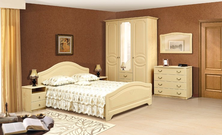 Модульная спальня Ивушка-5, цвет Дуб беленый в Петрозаводске - изображение