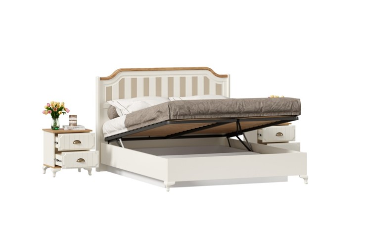 Модульная спальня Вилладжио, набор 3 (кровать 1600 с механизмом) в Петрозаводске - изображение 1