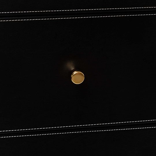 Комод в спальню с 6 ящиками Leset Хайди (Черный) в Петрозаводске - изображение 6