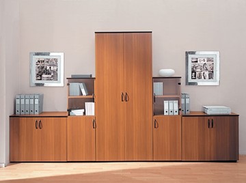Офисный комплект мебели ДИН-Р (французский орех) в Петрозаводске - предосмотр 4