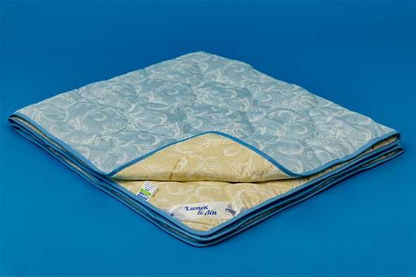 Одеяло всесезонное полутороспальное Хлопок &  Лен в Петрозаводске - изображение