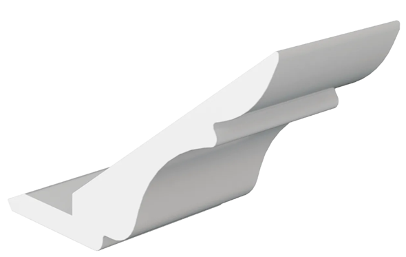 Элемент карниза стыковочный прямой Атланта (белый) в Петрозаводске - изображение