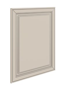 Дверь (Декор) Атланта L551 эмаль (сливки патина платина) в Петрозаводске