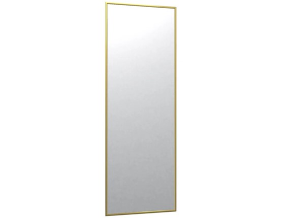 Зеркало навесное в гардероб Сельетта-5 глянец золото (1500х500х9) в Петрозаводске - изображение