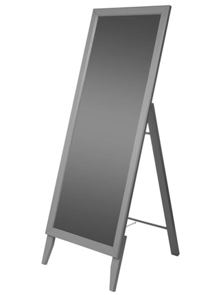 Напольное зеркало в спальню BeautyStyle 29 (131х47,1х41,5см) Серый в Петрозаводске - изображение