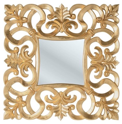 Настенное зеркало PU021 золото в Петрозаводске - изображение