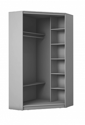 Угловой детский шкаф Хит-У-22-4-77-21, Абстракция №5, Белый в Петрозаводске - изображение 1