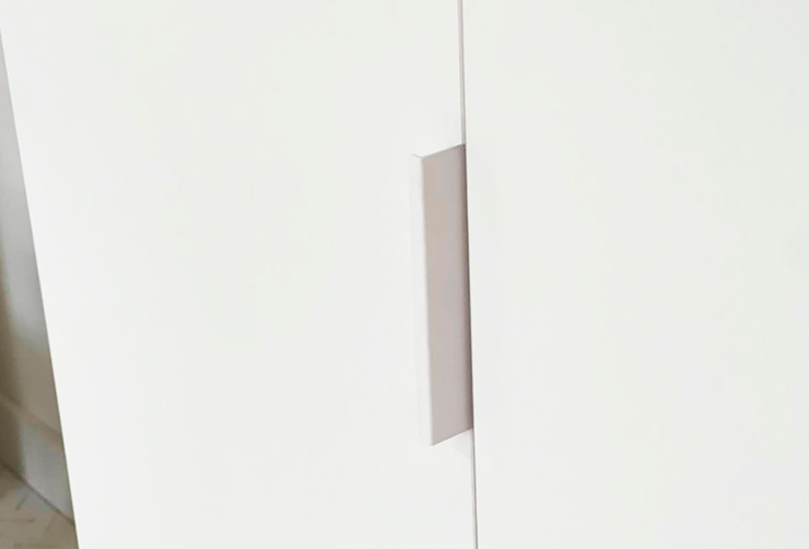 Шкаф двухдверный Зефир 108.01 (белое дерево/пудра розовая (эмаль)) в Петрозаводске - изображение 5