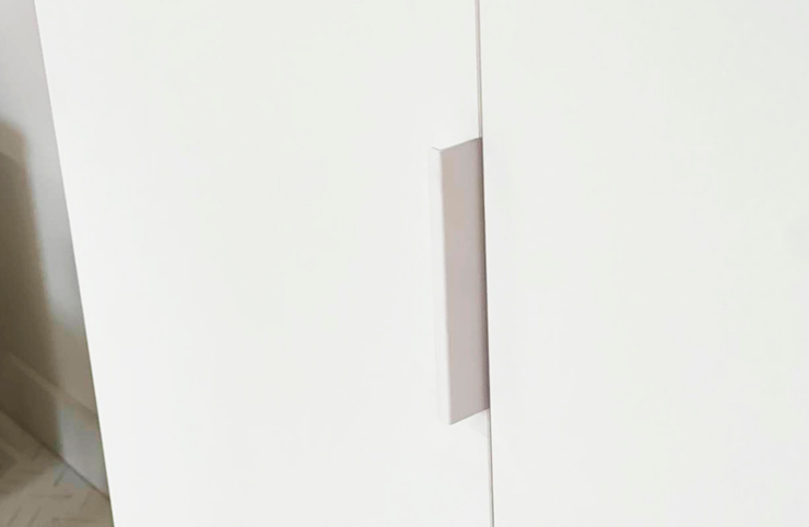 Шкаф двухдверный Зефир 120.01 (белое дерево/пудра розовая (эмаль)) в Петрозаводске - изображение 7
