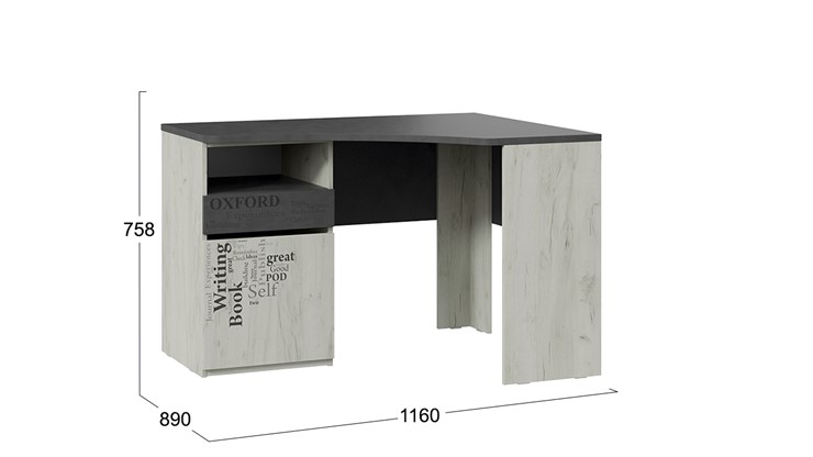 Детский угловой стол с ящиками Оксфорд-2 ТД-399.15.03 в Петрозаводске - изображение 5